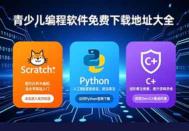 青少儿编程软件(Scratch/Python/C++)免费下载地址大全-园丁少儿编程
