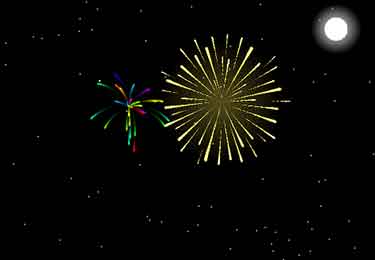 2026马年春节Scratch烟花效果案例-园丁少儿编程