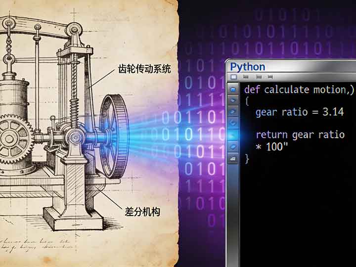 一个简单的计算,需要成千上万个精密部件的配合。