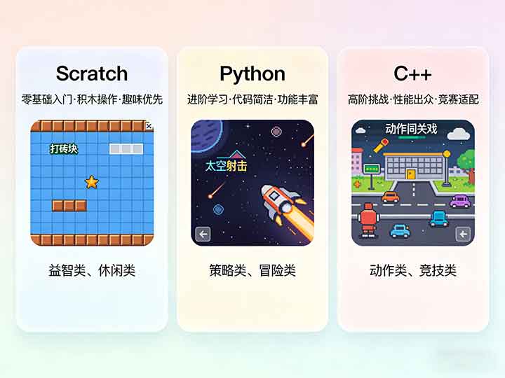 图片[2]-动手做游戏！老师带你玩转Scratch/Python/C++全流程